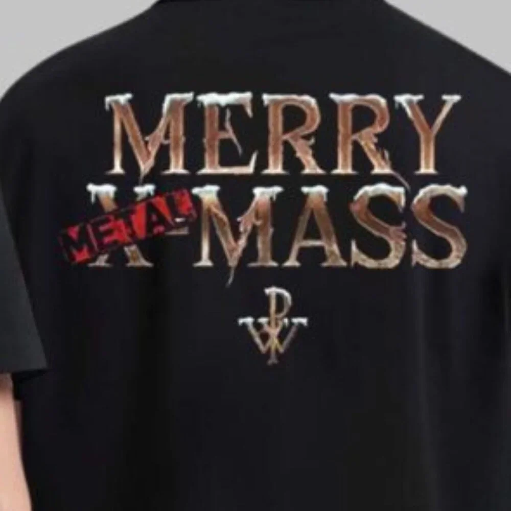 Powerwolf Merry Metal X-Mas 2026 Santa Werewolf Two Sided T-Shirt  251 - Picture 3 of 6